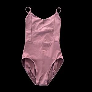 Ainslie wear petite Pink Structured Ballet Leotard Dance Dancing Lined